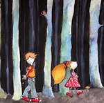 Hansel and Gretel in the woods